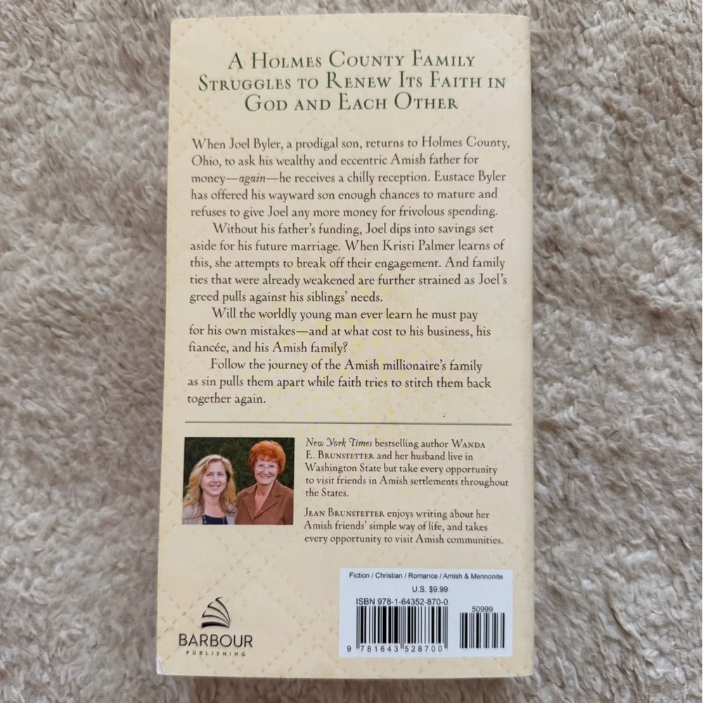 The Amish Millionaire Book by Wanda E. Brunstetter